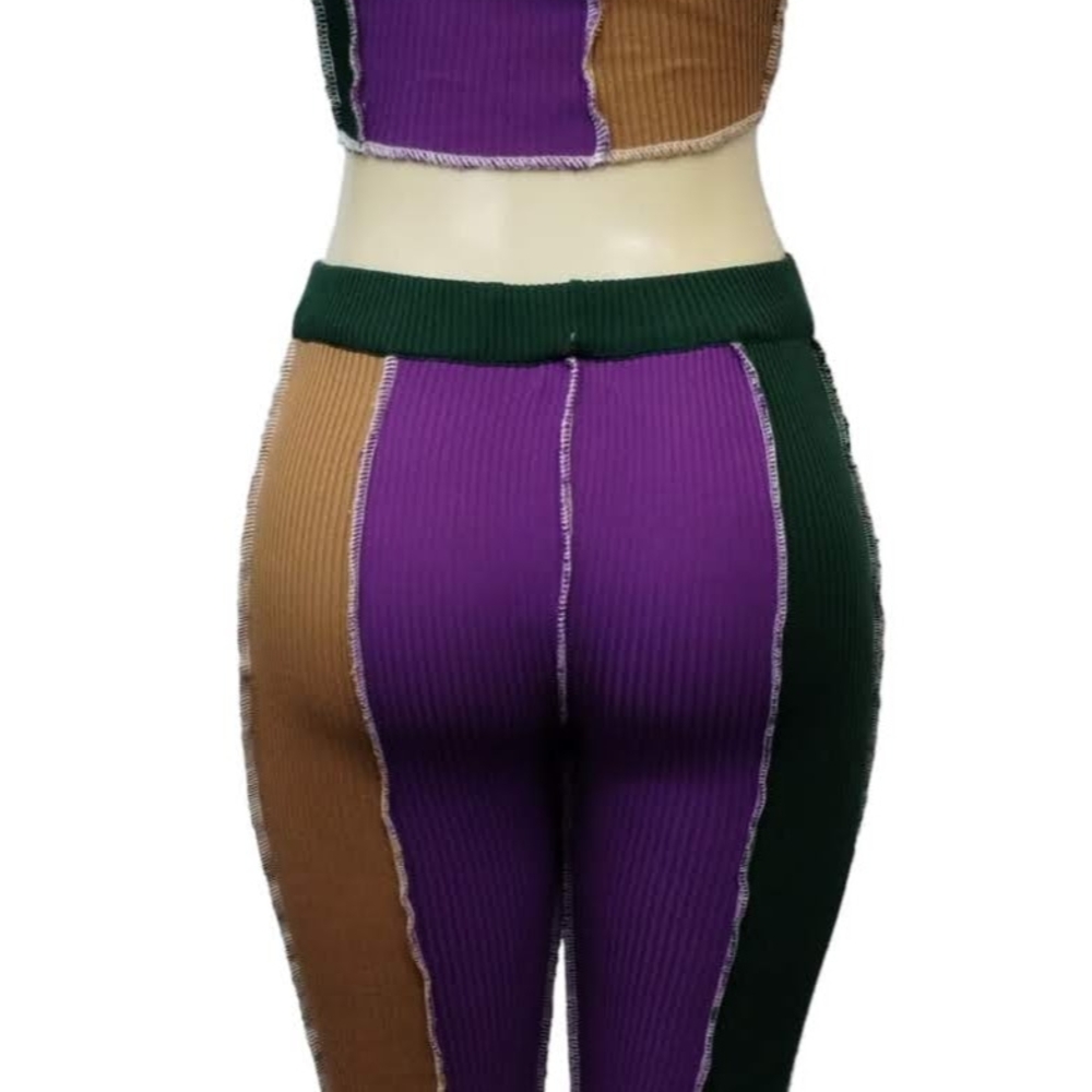 Colorful Striped Women's Jumpsuit